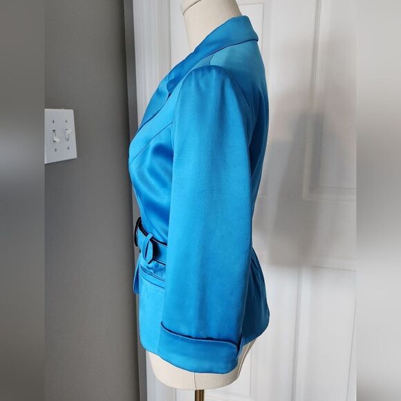 VintageโLe Chateau Turquoise Blazer - Size Small - Picture 3 of 7